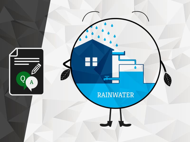 What type of filters are required for Rainwater Harvesting?